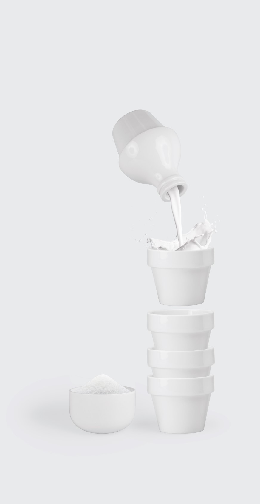 Withmilk - Tee-/Kaffee-Service in Milchflaschenform