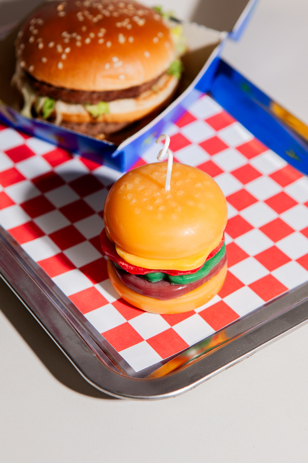 Fast Food Burger - Kerze