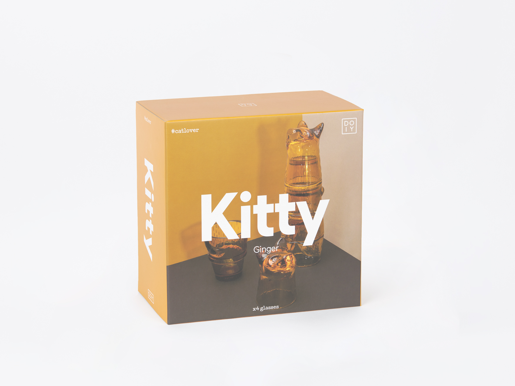 Kitty, Ginger - Gläserset