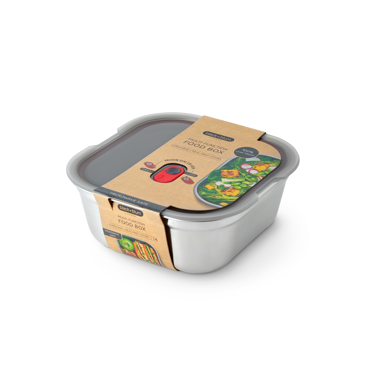 STEEL FOOD BOX Small - Lunchbox multifunktional (EN)
