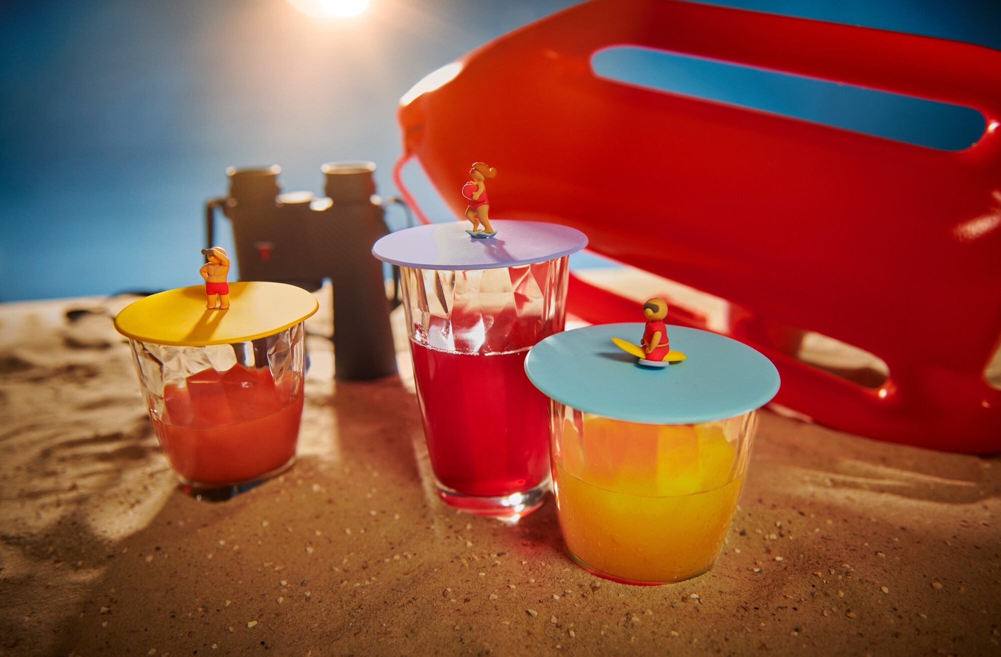 Mein Deckel - Strandwache - Silikon Deckel