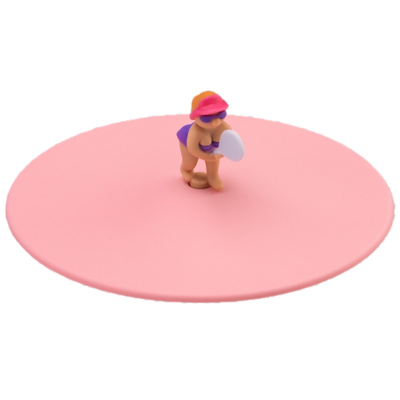 Mein Deckel - Beach Friends Tina Tennis - Silikon Deckel