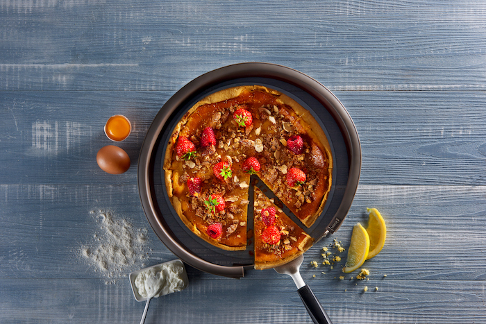 FlexiForm Springform mit Glasboden- 26cm - braun