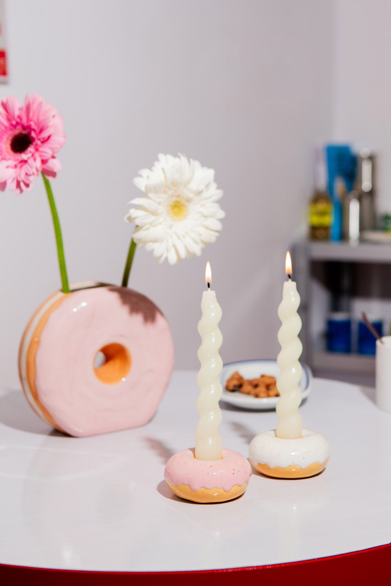 Fast Food Donut - Kerzenhalter