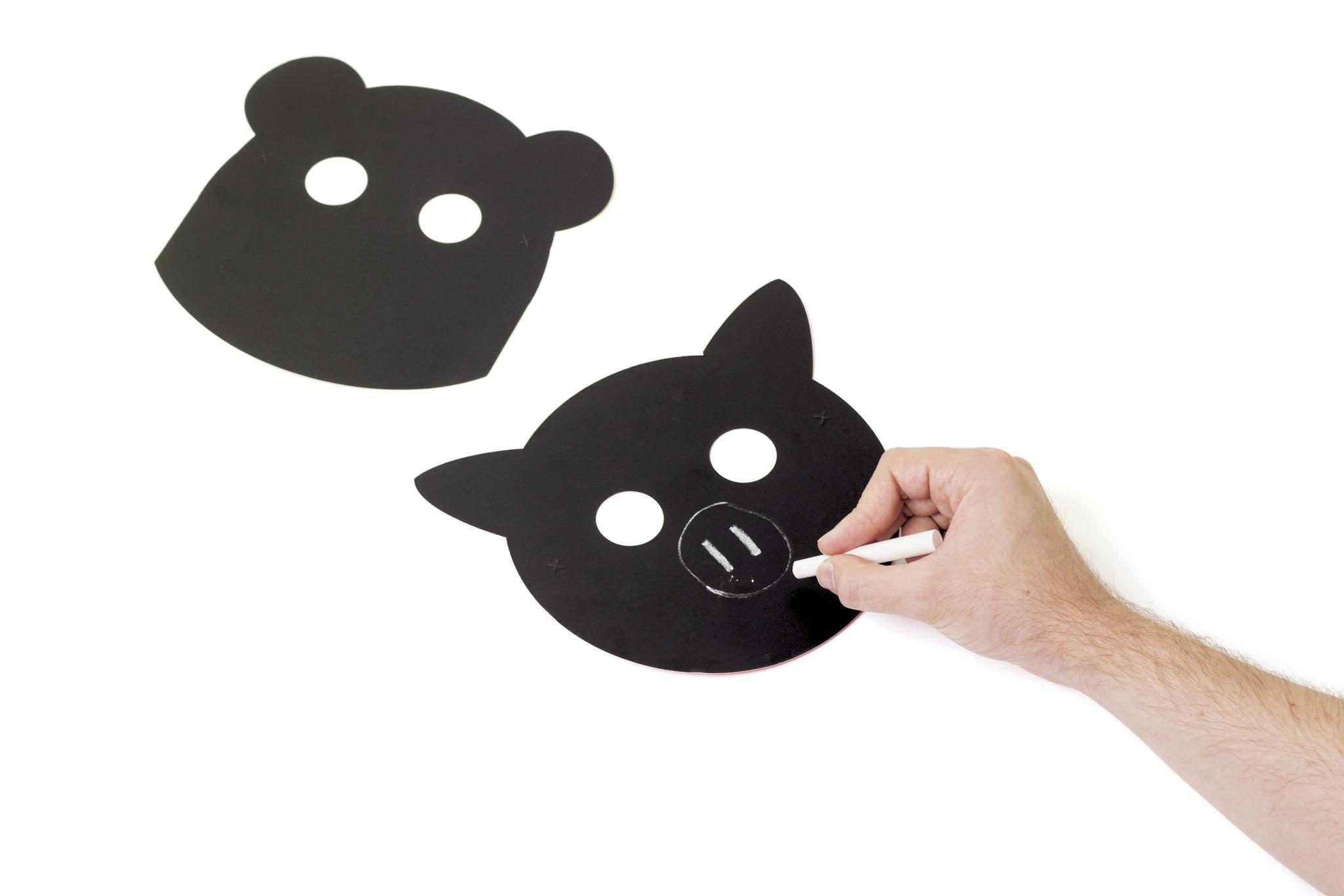 Chalkboard Mask - Tafelmaske