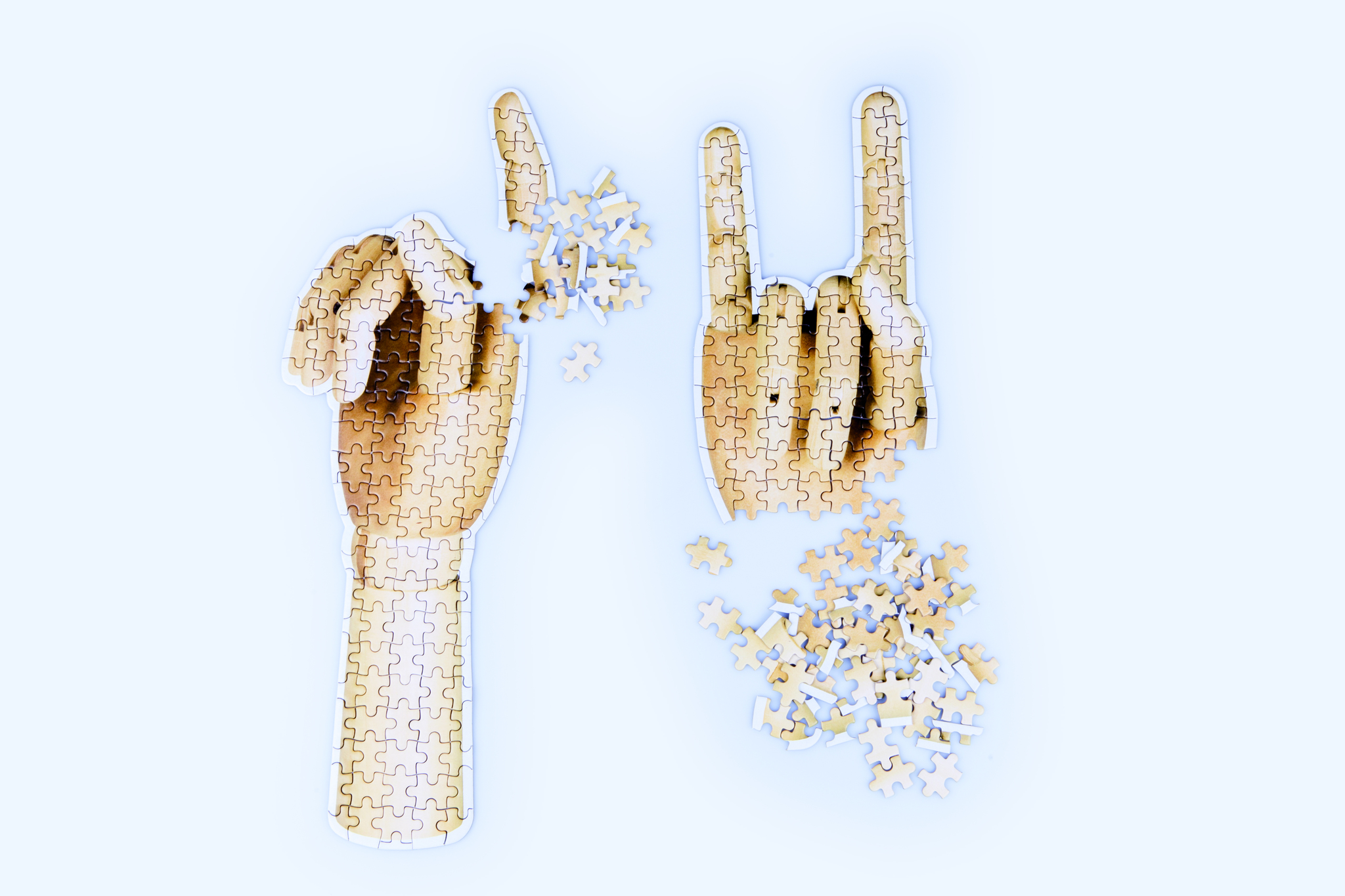 Puzzle (over 500 pieces with adhesive sheets to fr