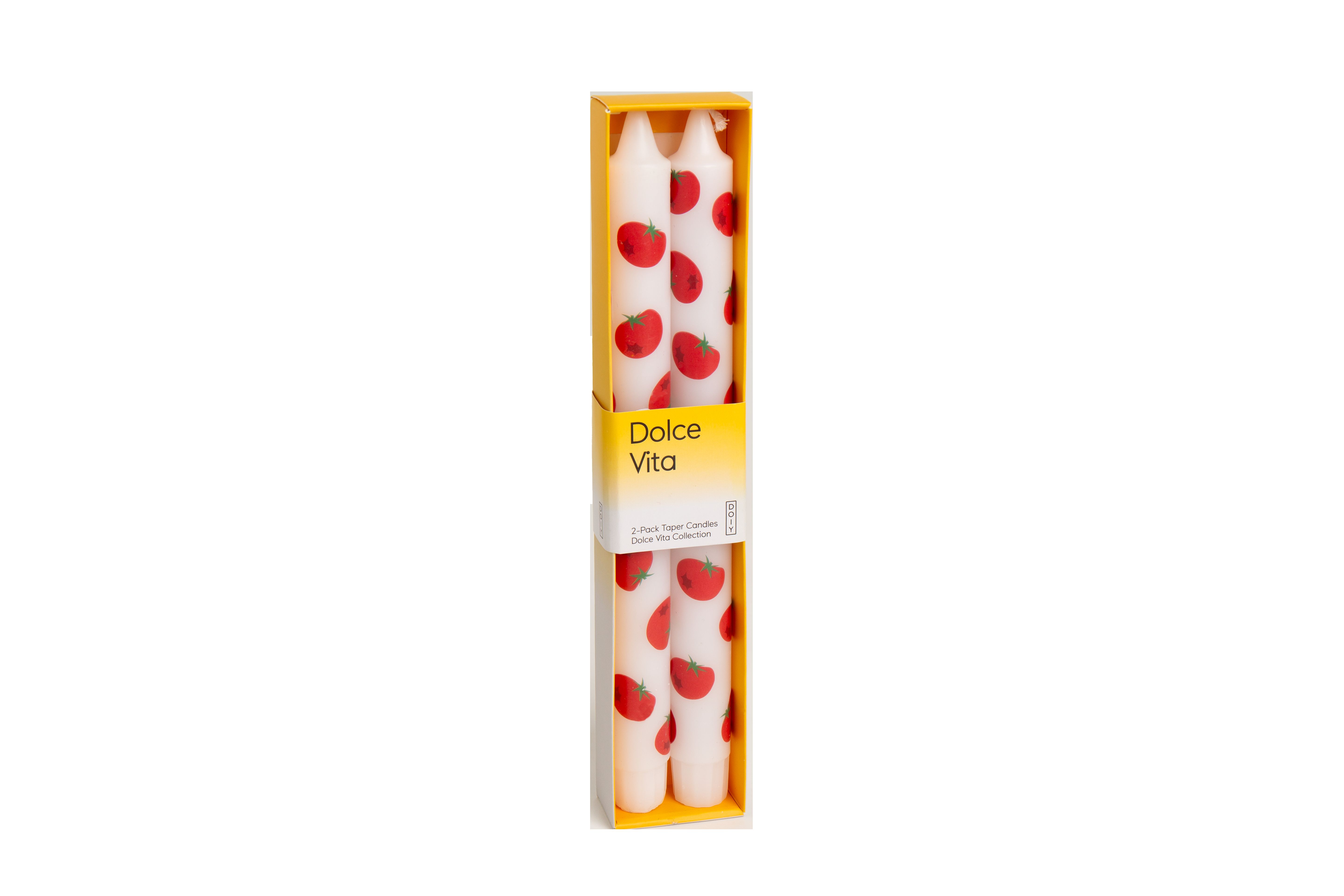 Dolce Vita Taper Candles Tomato - Kerze