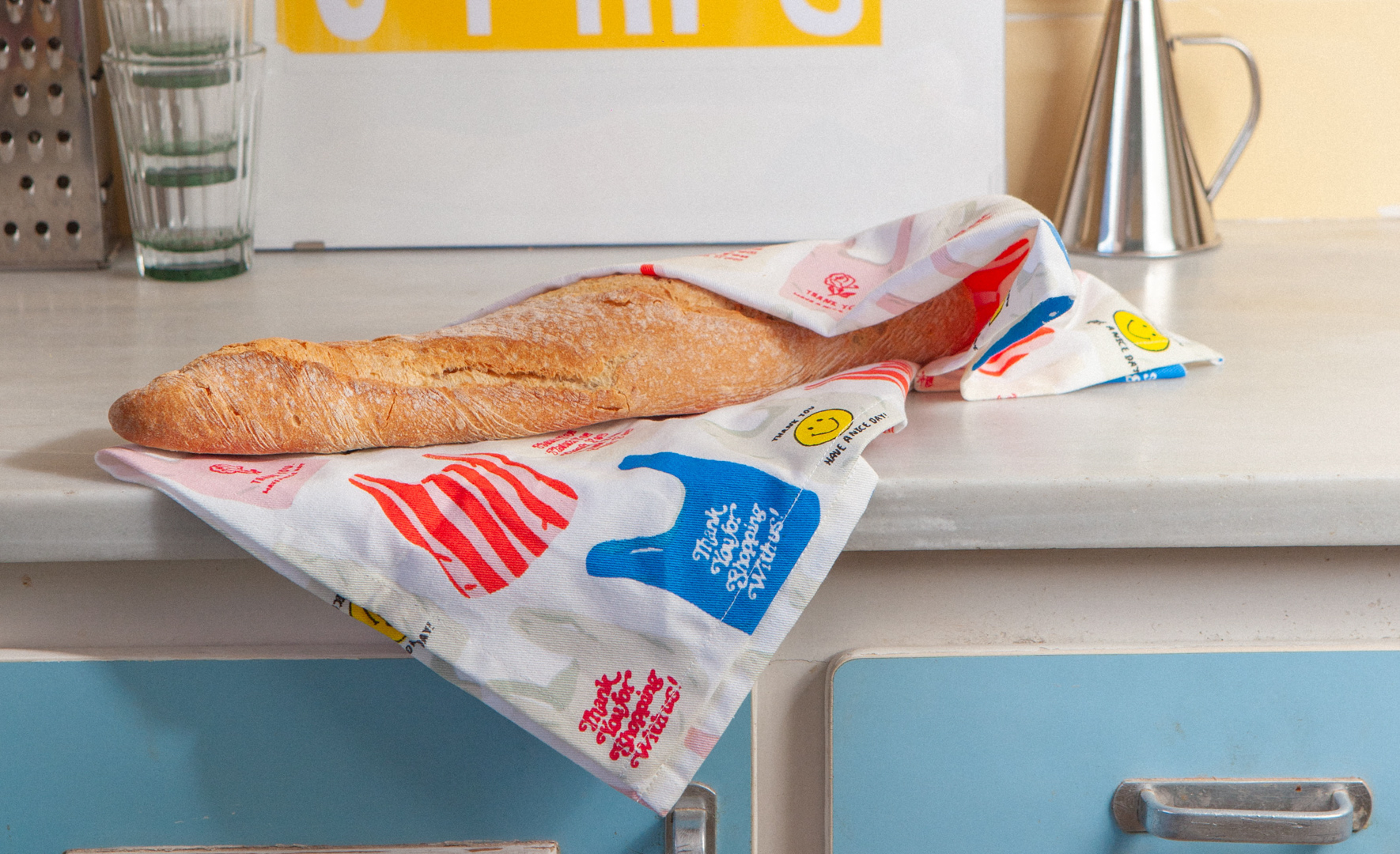 Jar&Glass Corner Shop Thank -you-bag - Geschirrtuch