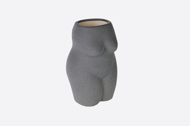 Body, XL, Black - Vase