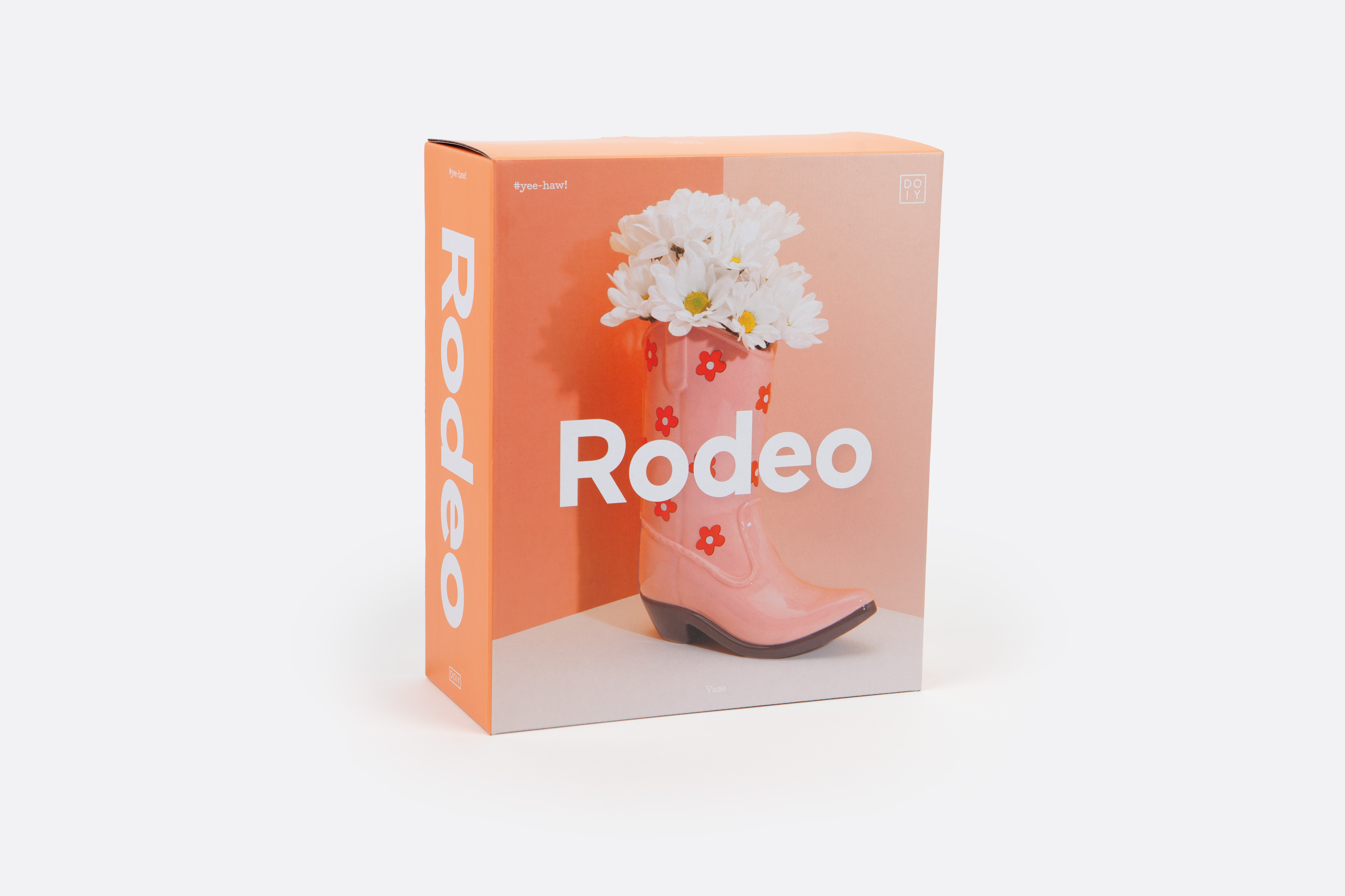 Rodeo Cowboy Boot, Vase