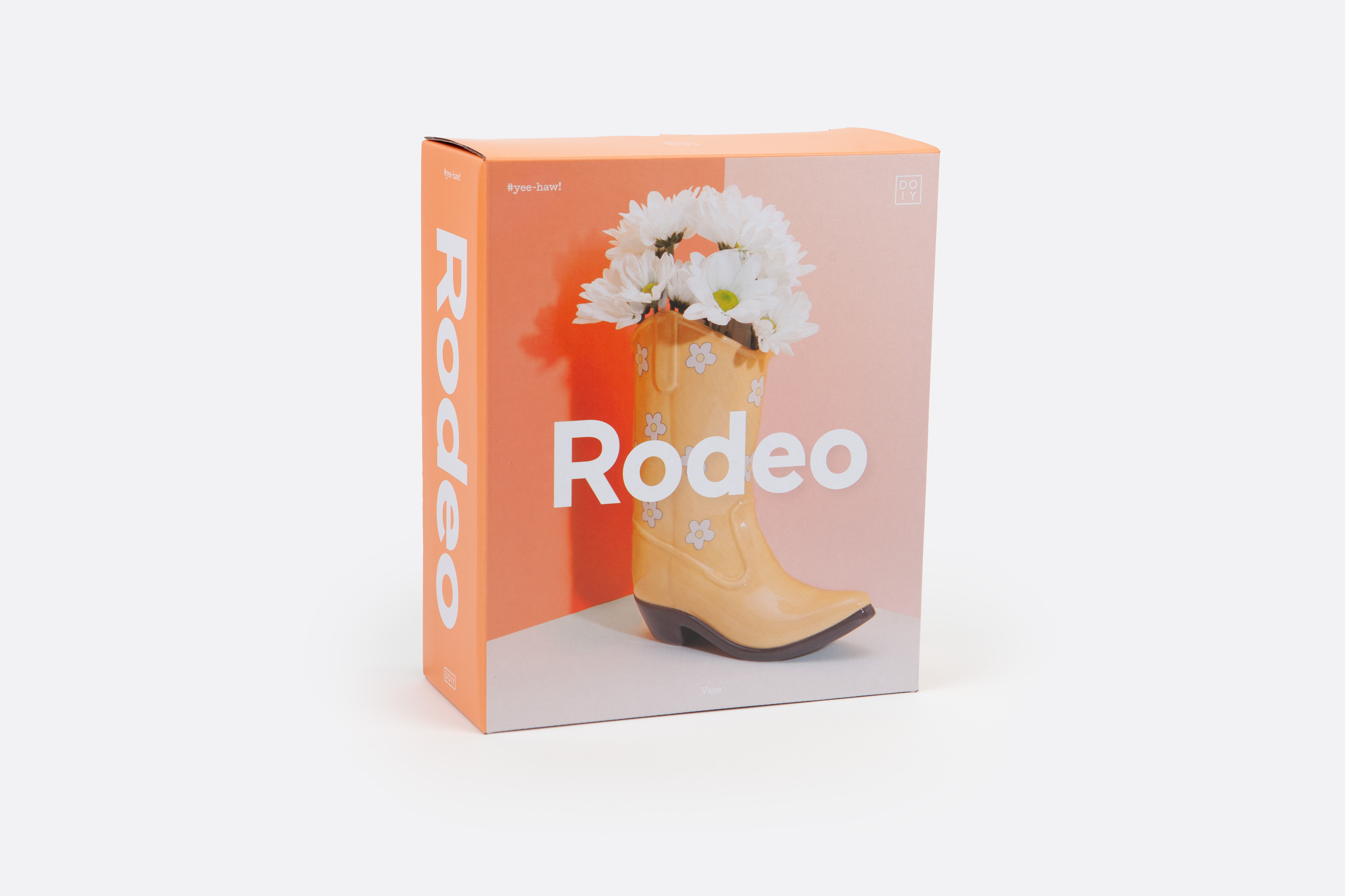 Rodeo Cowboy Boot, Vase
