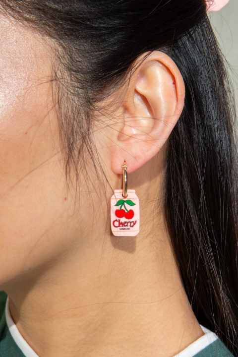 Cherry Soda Earrings - Ohrringe