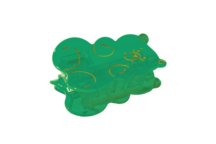 Gummy Bear Hair Claws Green - Haarklammer