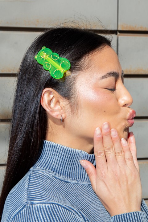 Gummy Bear Yellow Hair Clips - Haarspange