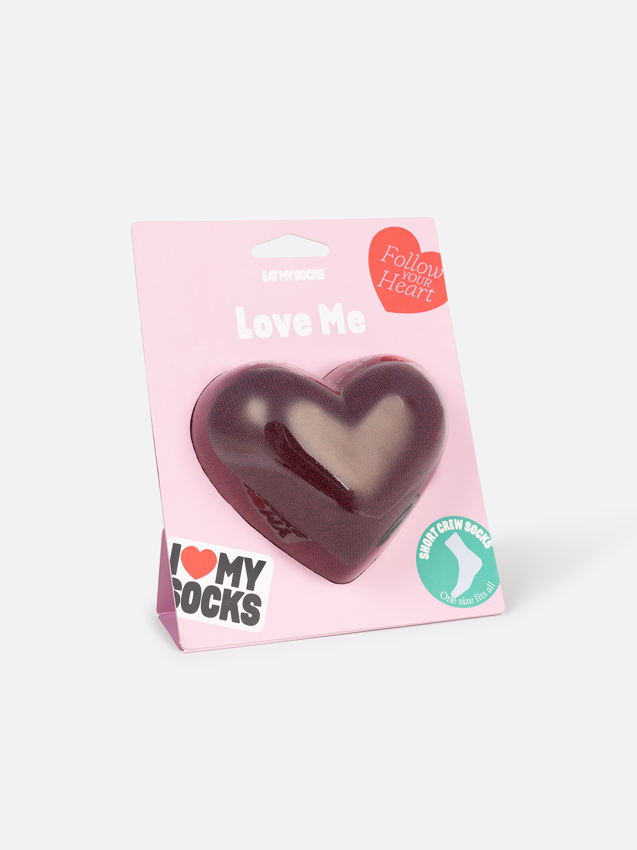 Love Me Socken, rot