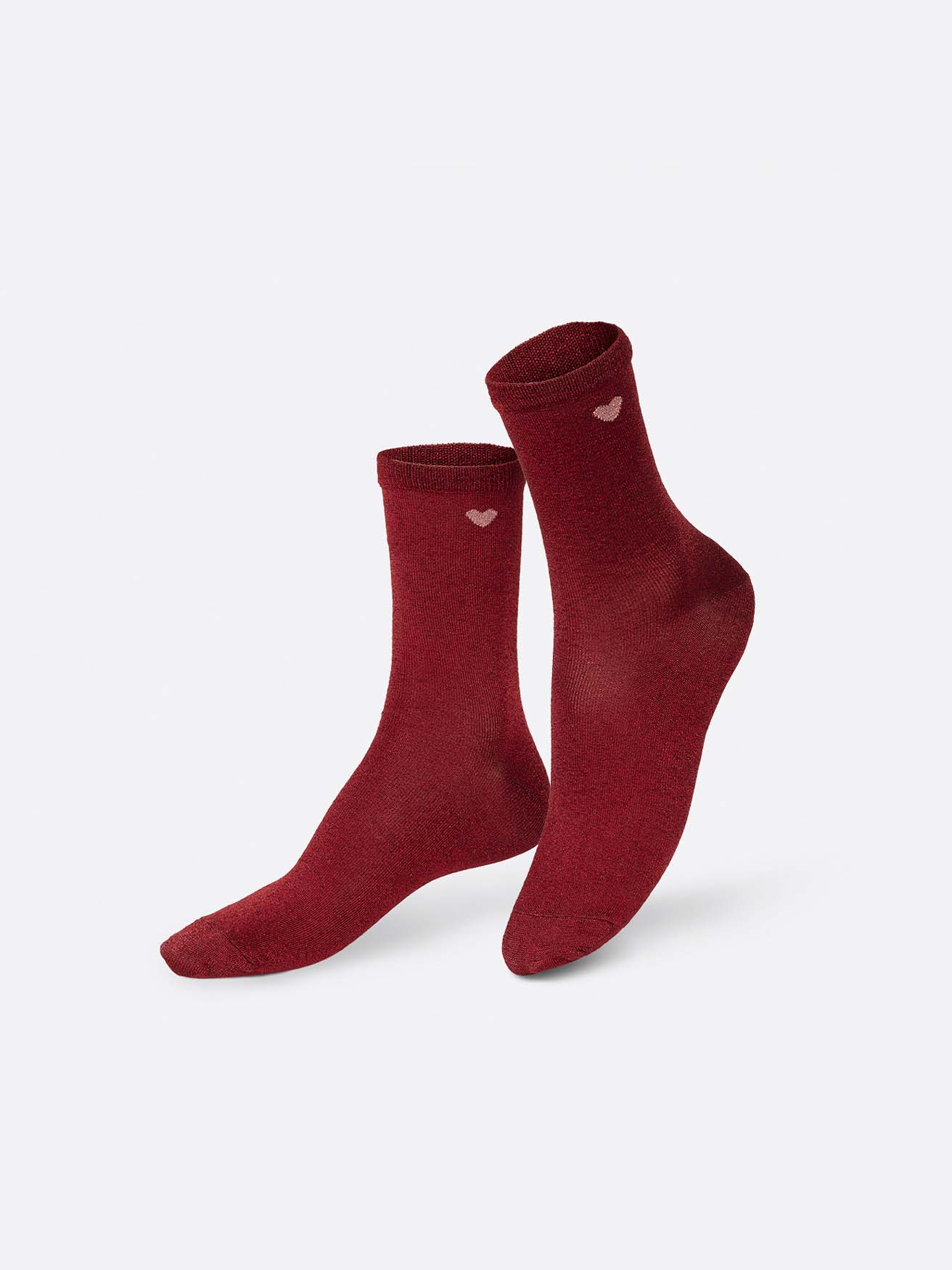 Love Me Socken, rot