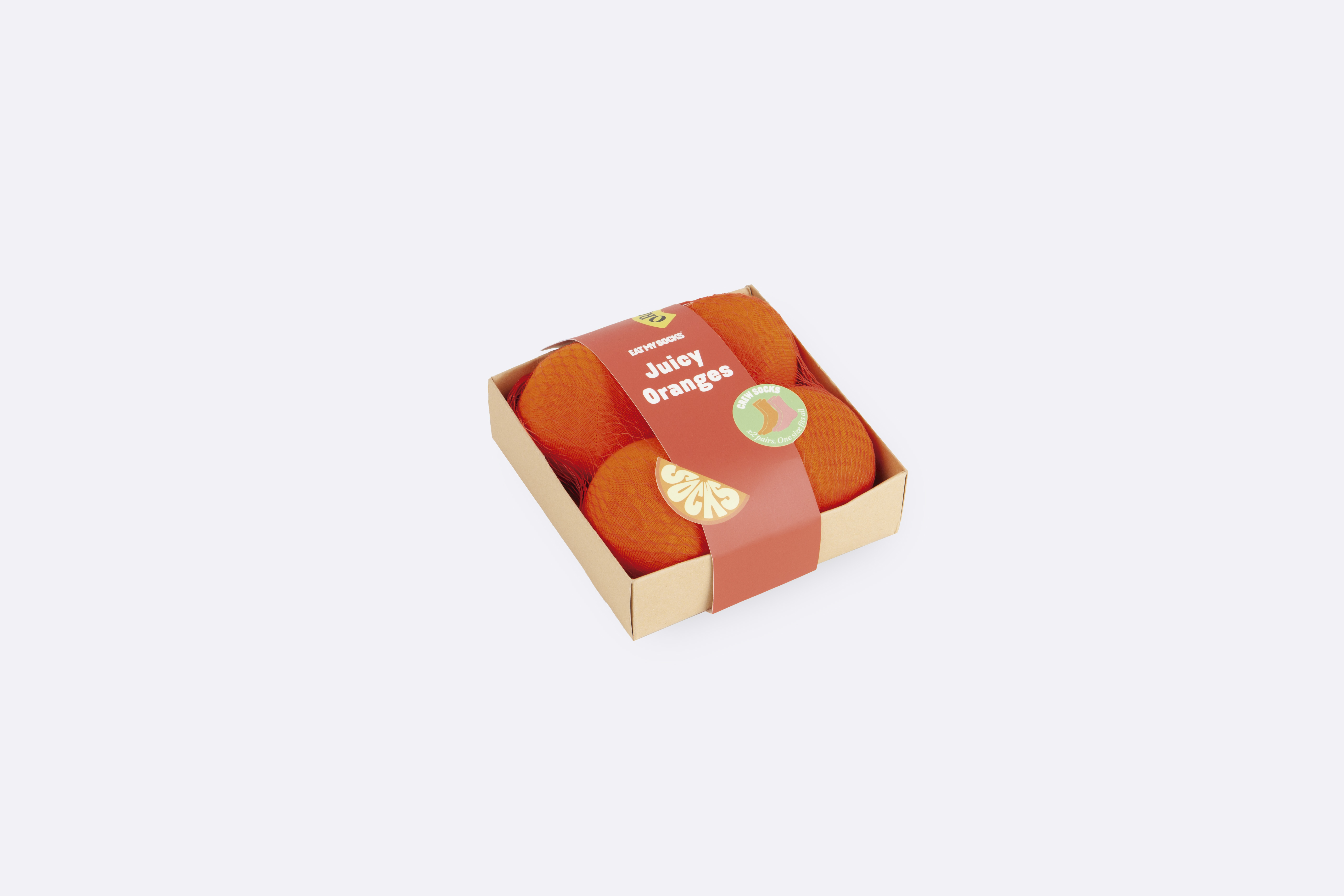 Juicy Oranges, 2 Paar Socken