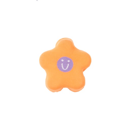 Flower Power, Socken, orange