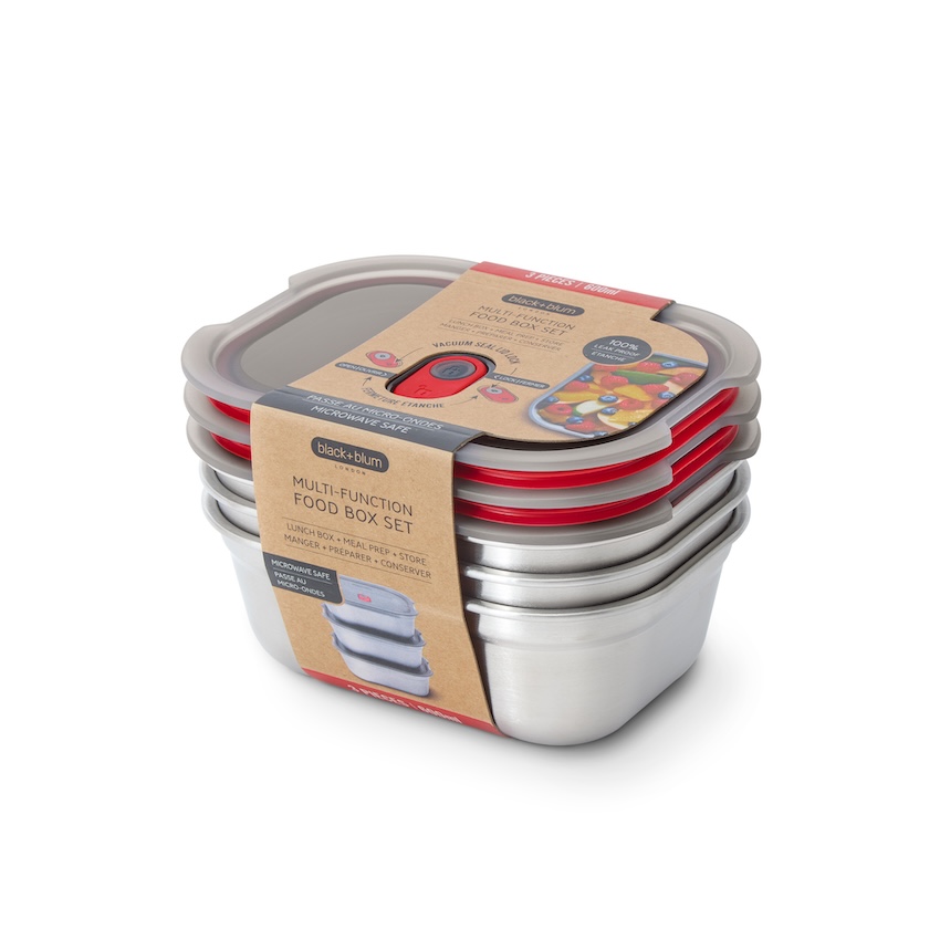 STEEL FOOD BOX - Set - Lunchbox