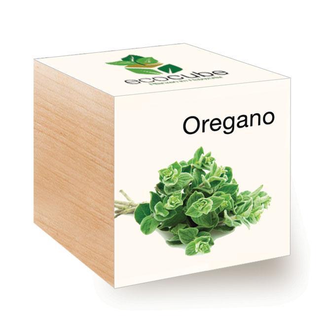Ecocube Oregano - Pflanzen im Holzwürfel