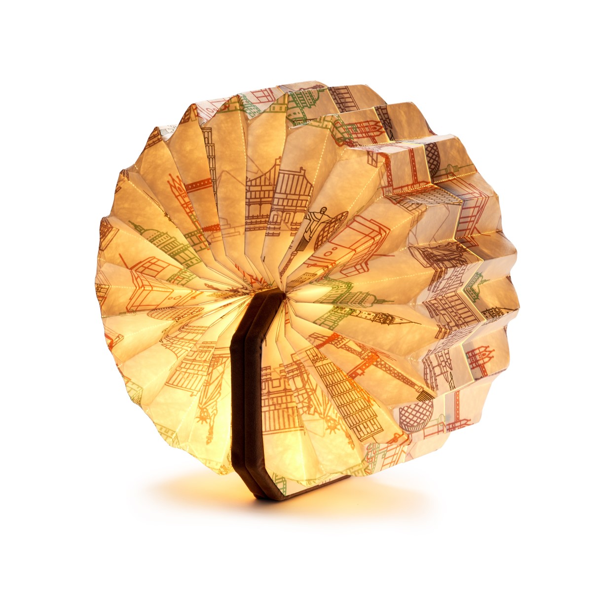 Velvet Accordion Light - Stimmungslicht in Akkordeonform / Lampion