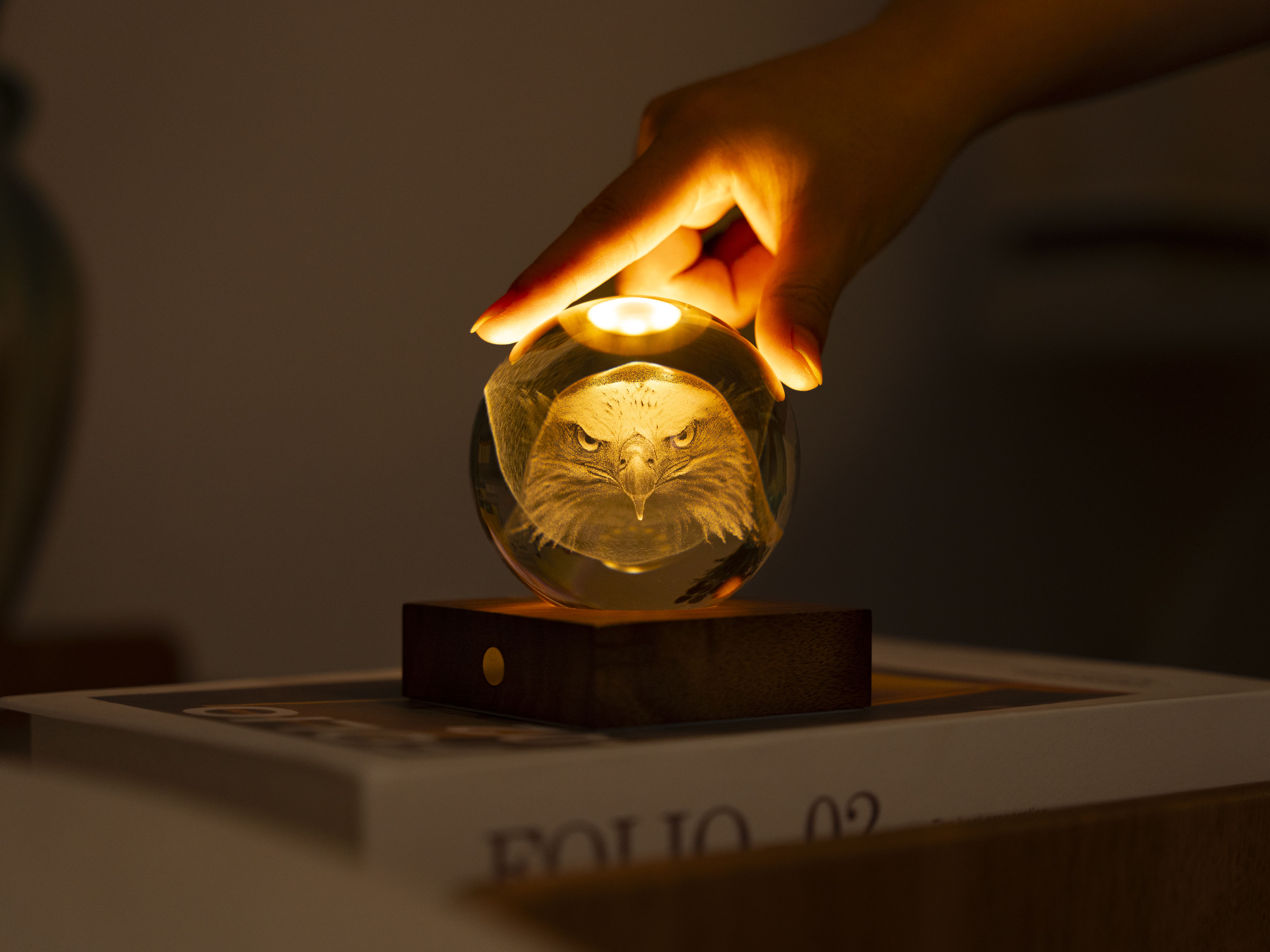 Amber Crystal Light