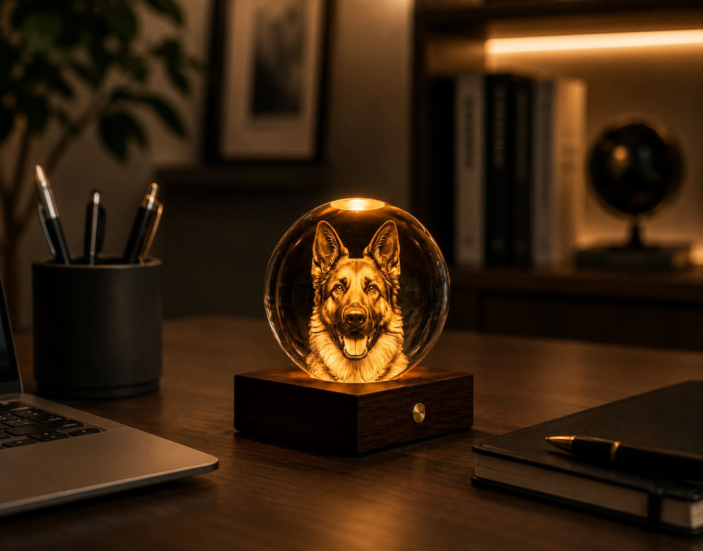 Amber Crystal Light