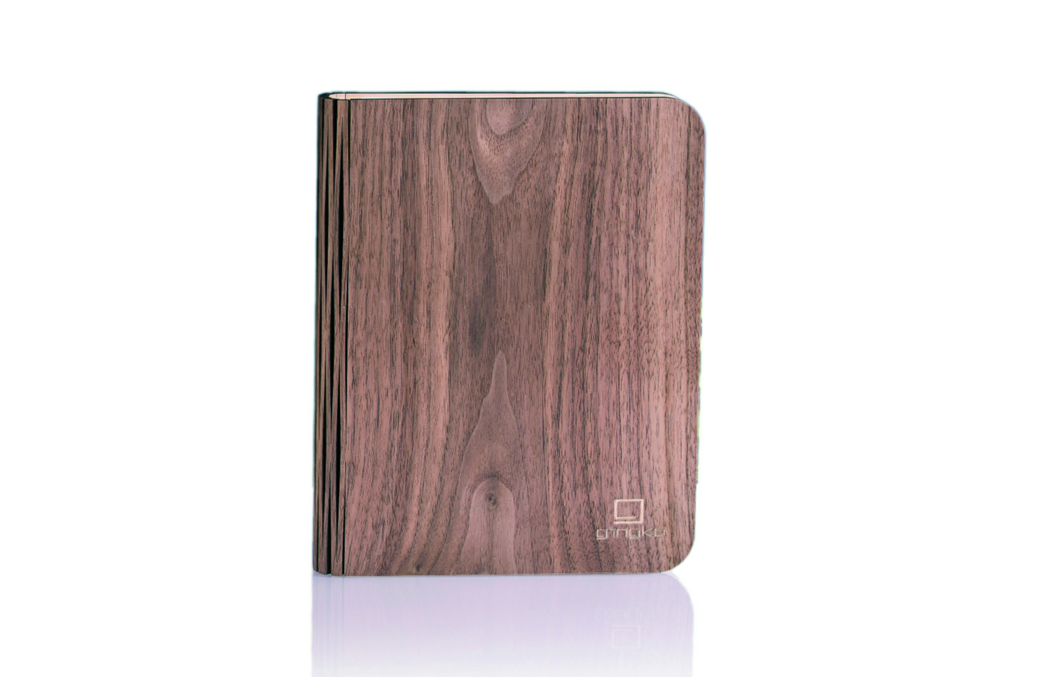 Wood walnut gross, inkl. USB Ladekabel, warmes lic