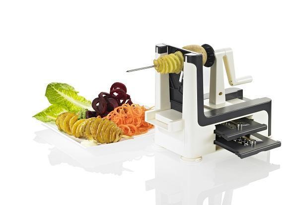 Spiralschneider für Gemüse und Früchte, Spiralen v