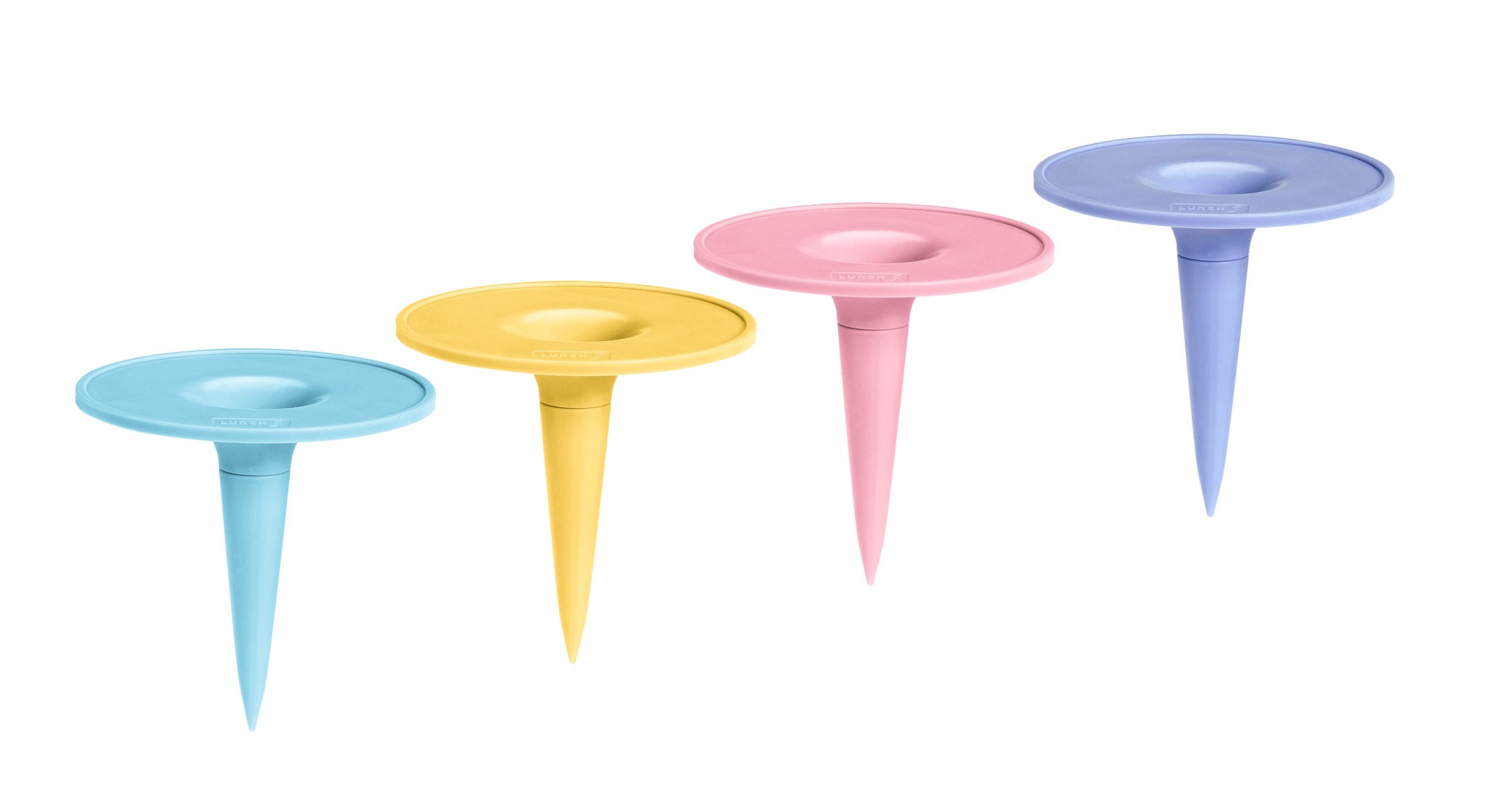 Set à 4 Farbe, Blau, Gelb, Rosa, Violet