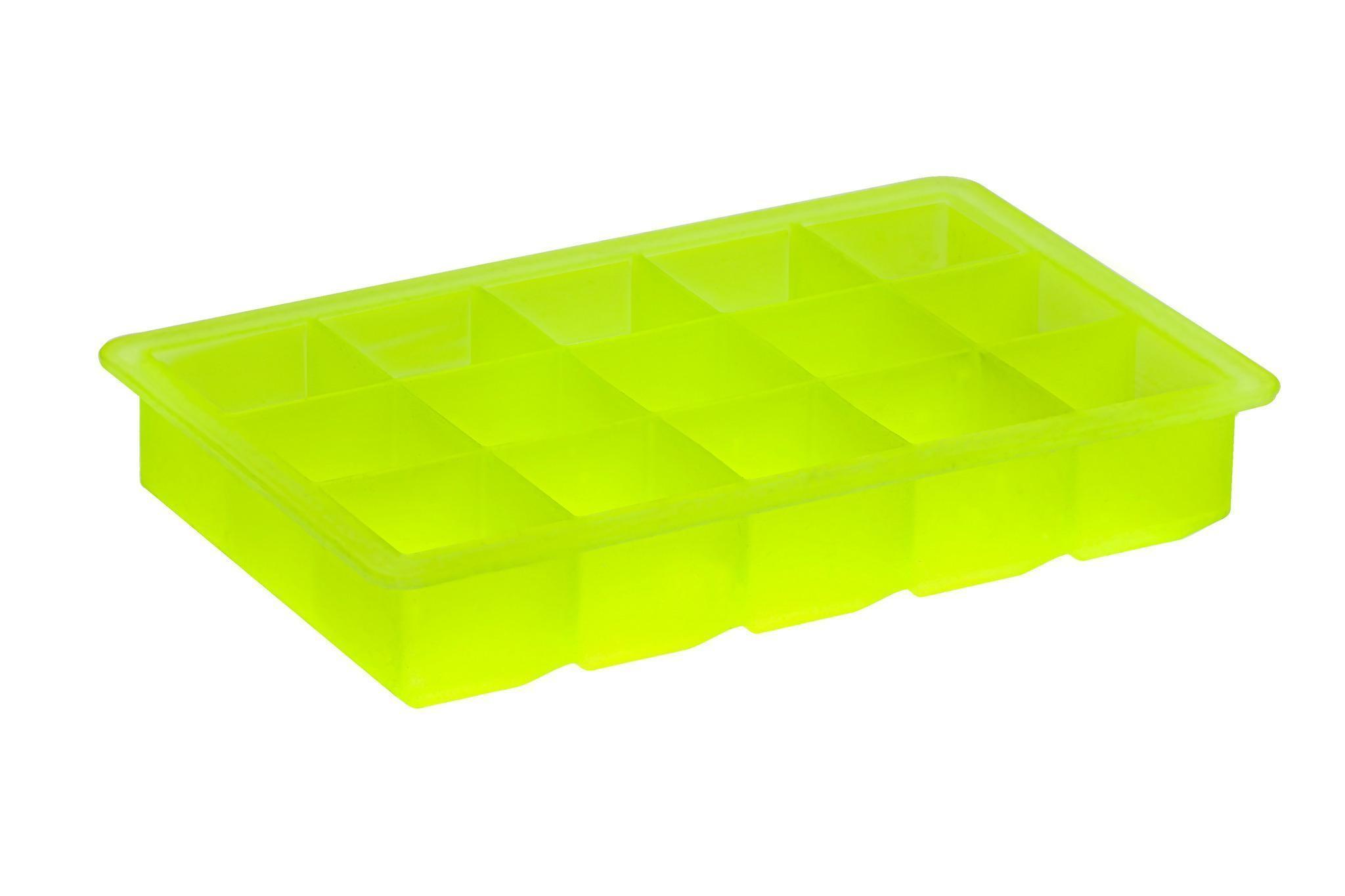 Eiswürfelbereiter Würfel 3x3cm neongelb