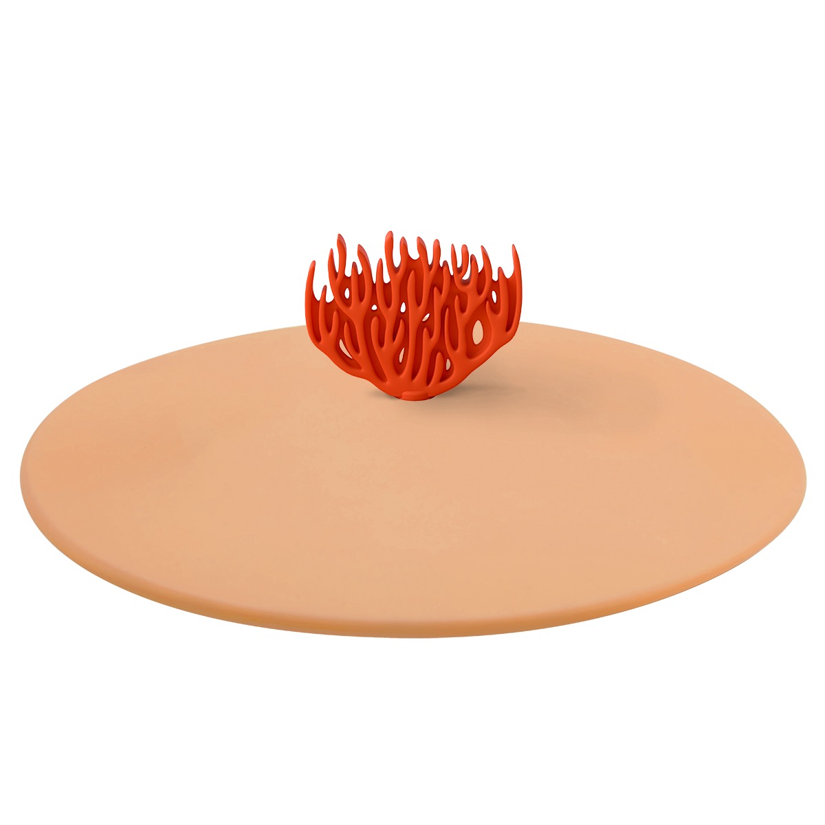 Mein Deckel - Koralle - Silikon Deckel