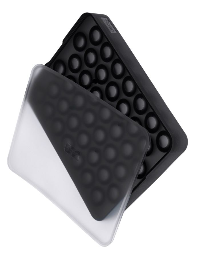 Schwarz / Transparent, Ø2 cm