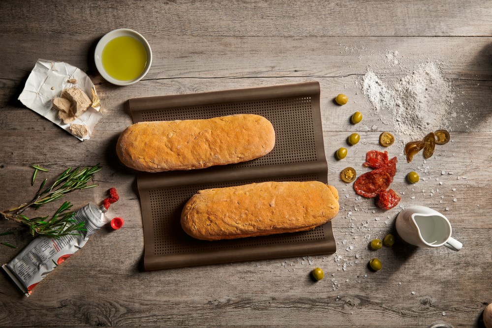 Flexiform Ciabatta 29,5x26cm 2fach braun