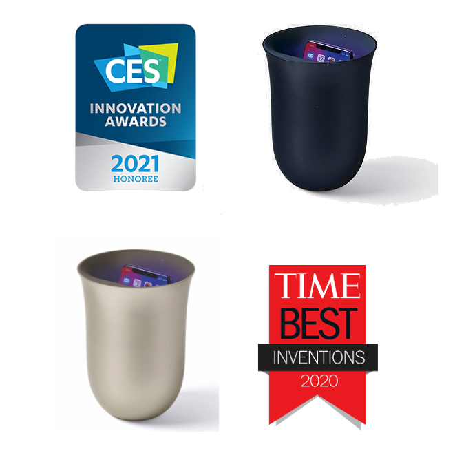 Ladestation für Smartphone, kabellos, UV-Sterilisi