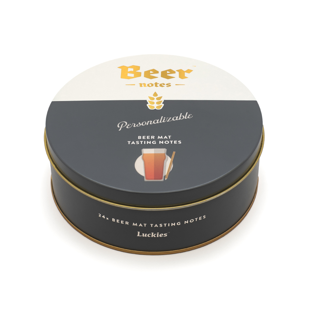 Bierdeckel mit Degustationsnotiz