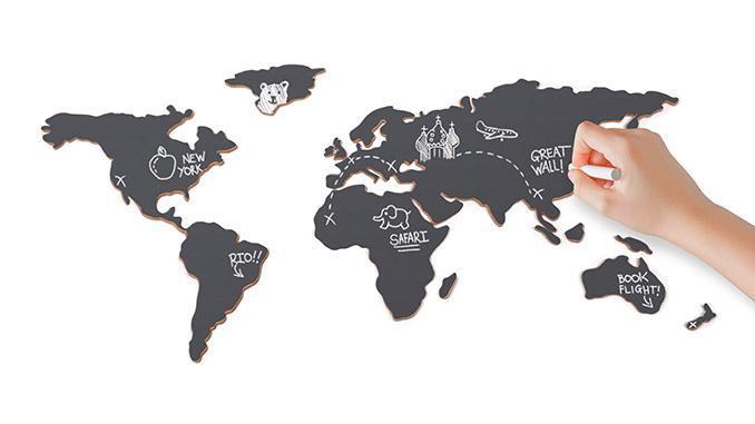 Chalkboard Map - Kreide Tafel
