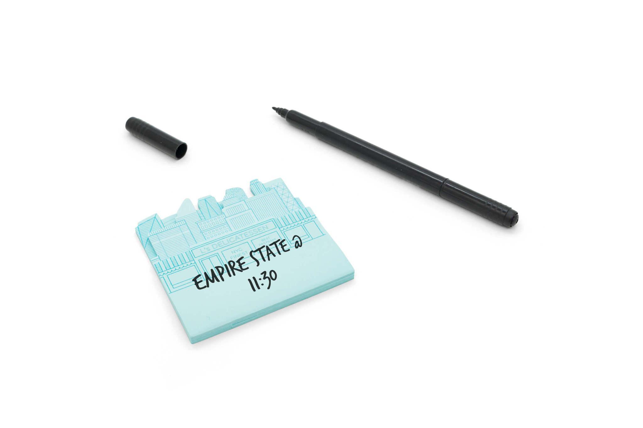 New York Skyline, Blau, 75 Seiten