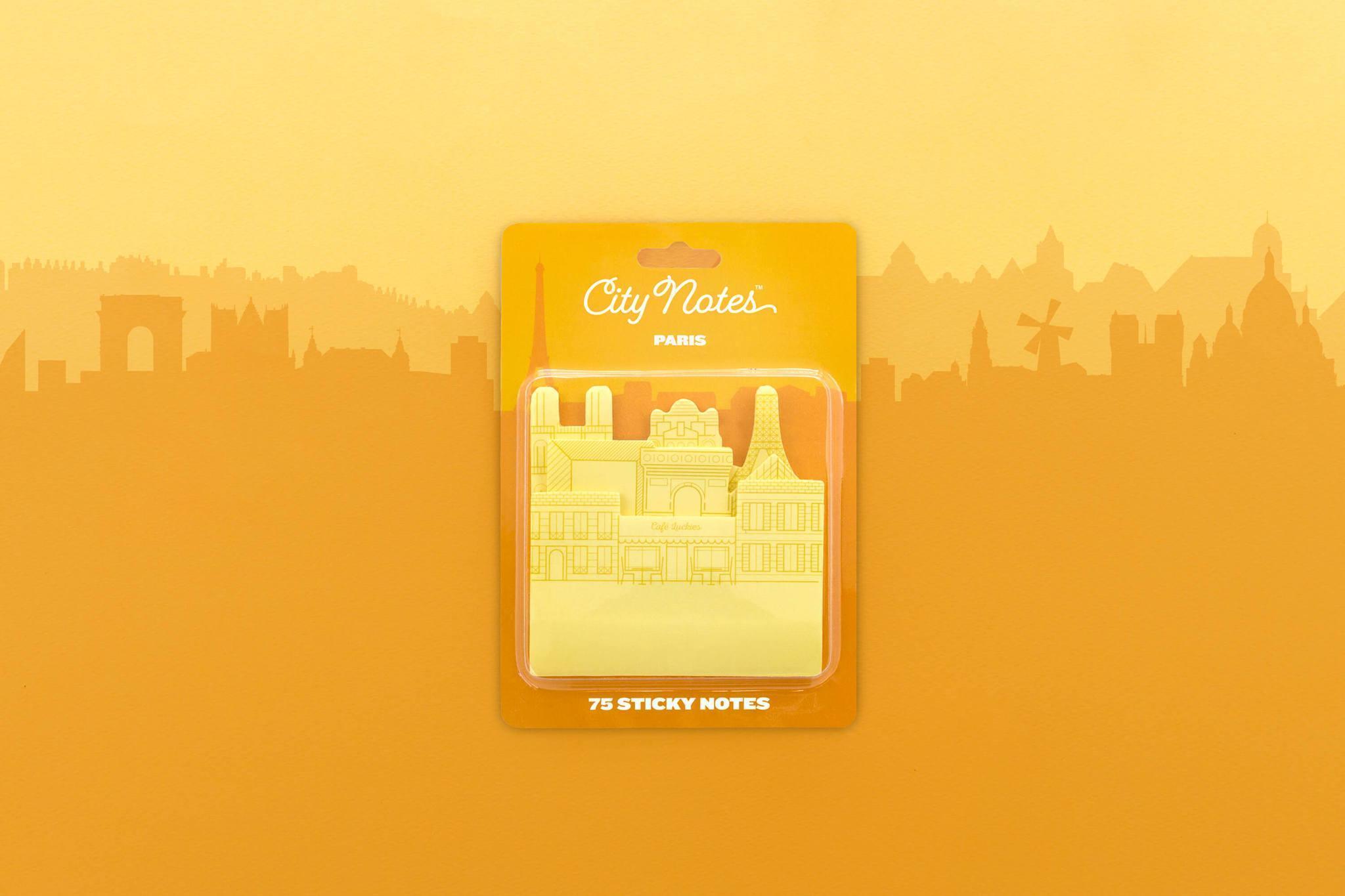 Paris Skyline, Gelb, 75 Seiten