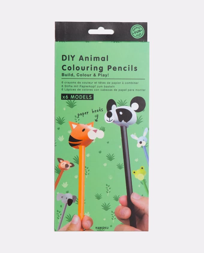 DIY Animal Colouring Pencils