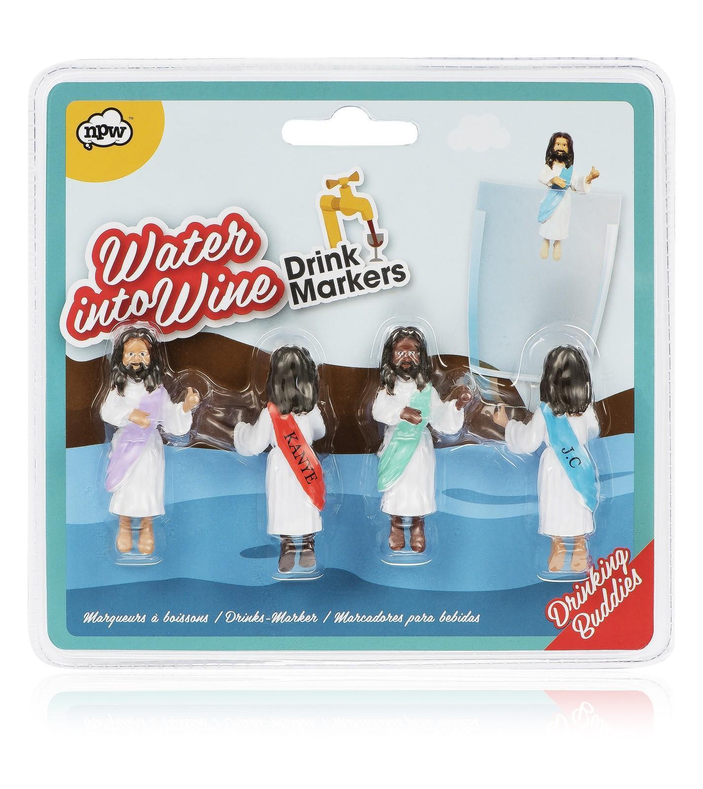 Glasmarkierer Water to Wine (Jesus)