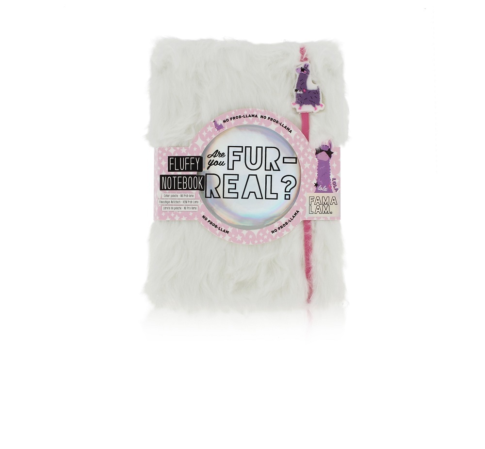Famalam Furry Notebook / Pelziges Notizbuch