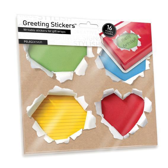 Aufkleber für Geschenke, Set à 16 Stk.