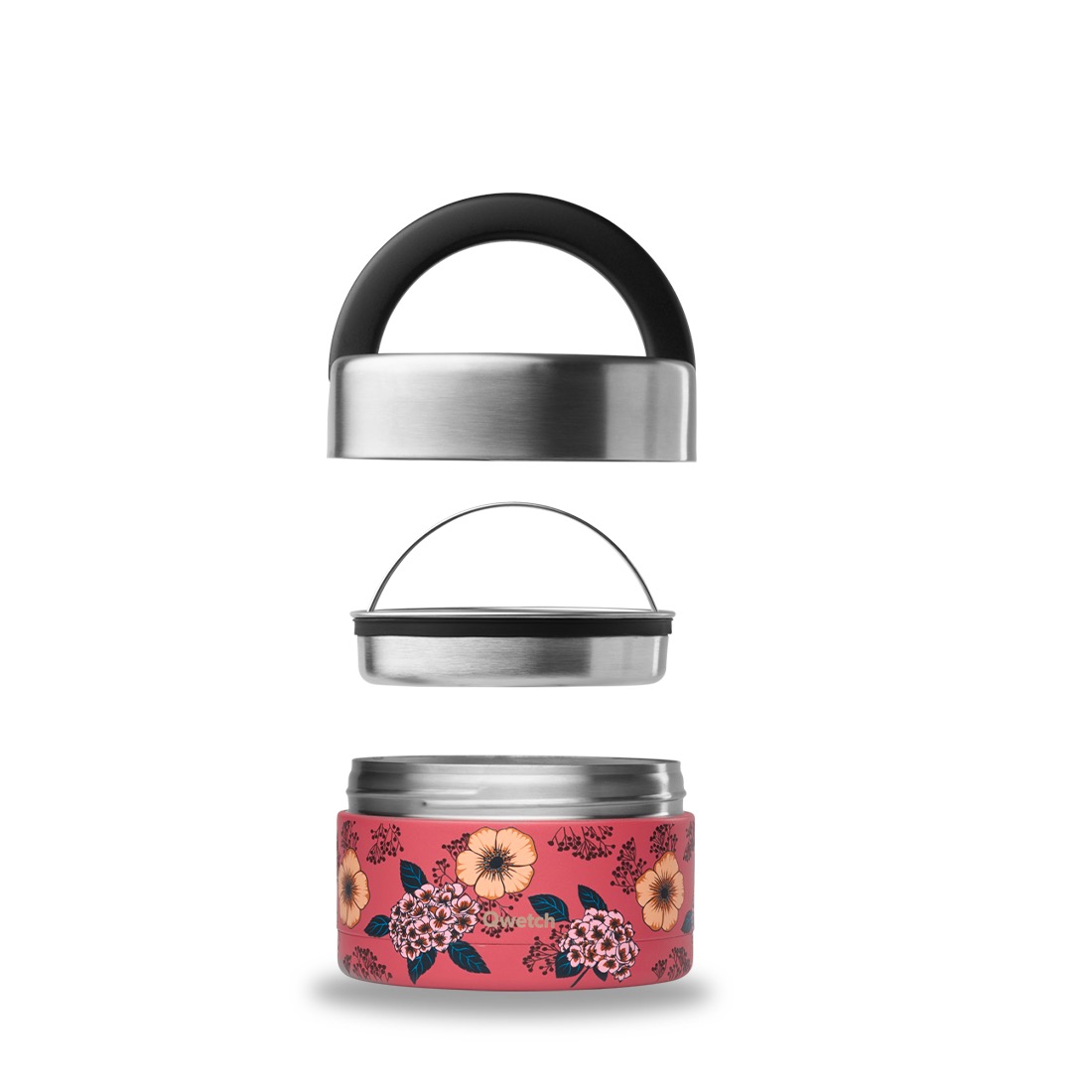 Stainless steel insulated lunch box with handle - Essensbehälter