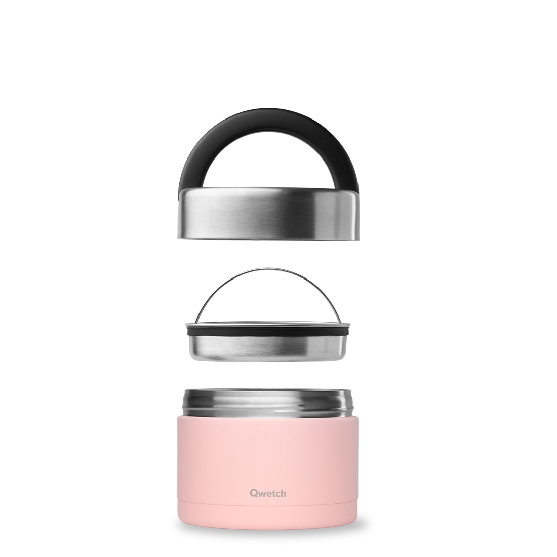 Stainless steel insulated lunch box with handle - Essensbehälter