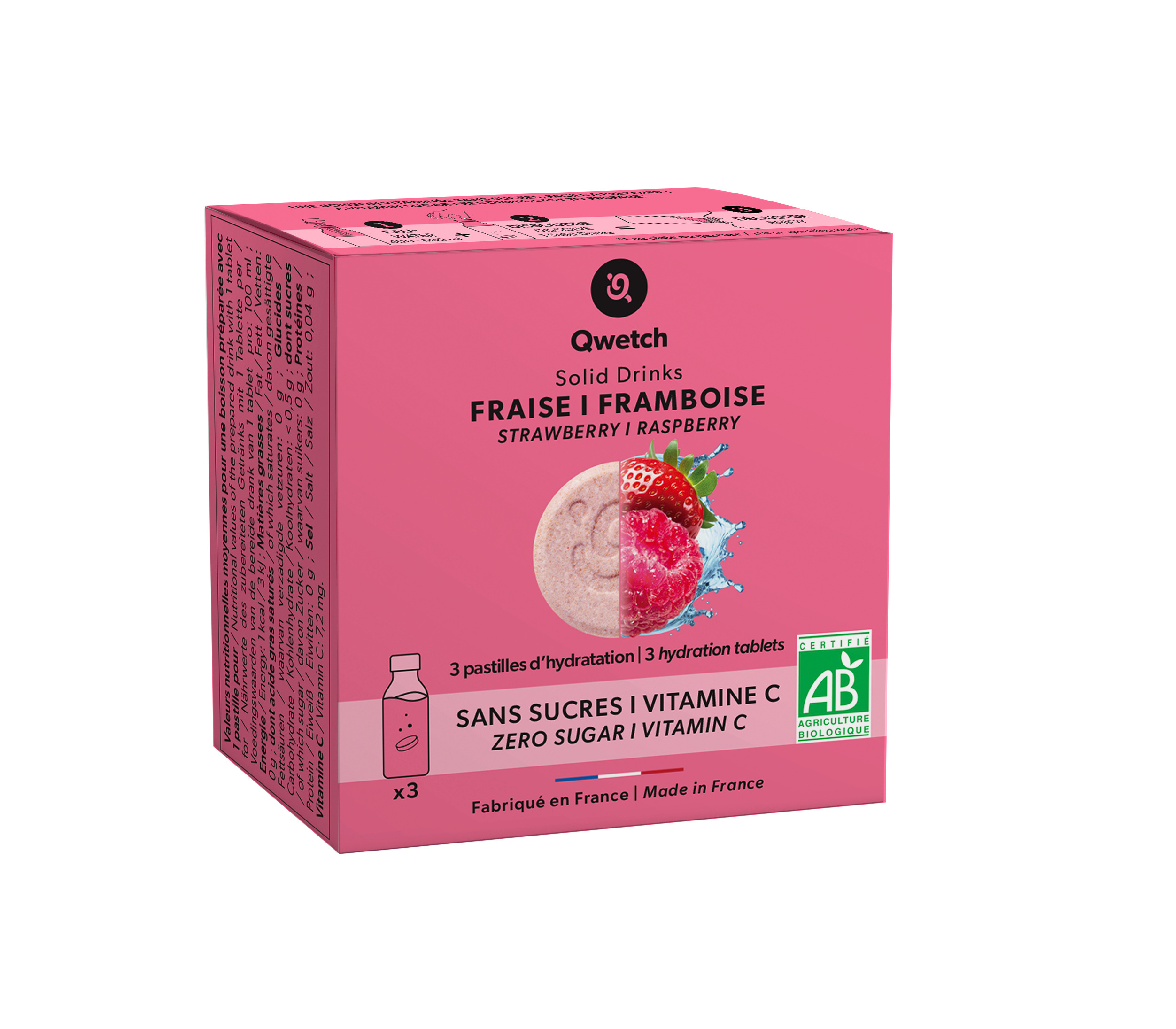 Solid Drinks BIO - Erdbeere & Himbeere