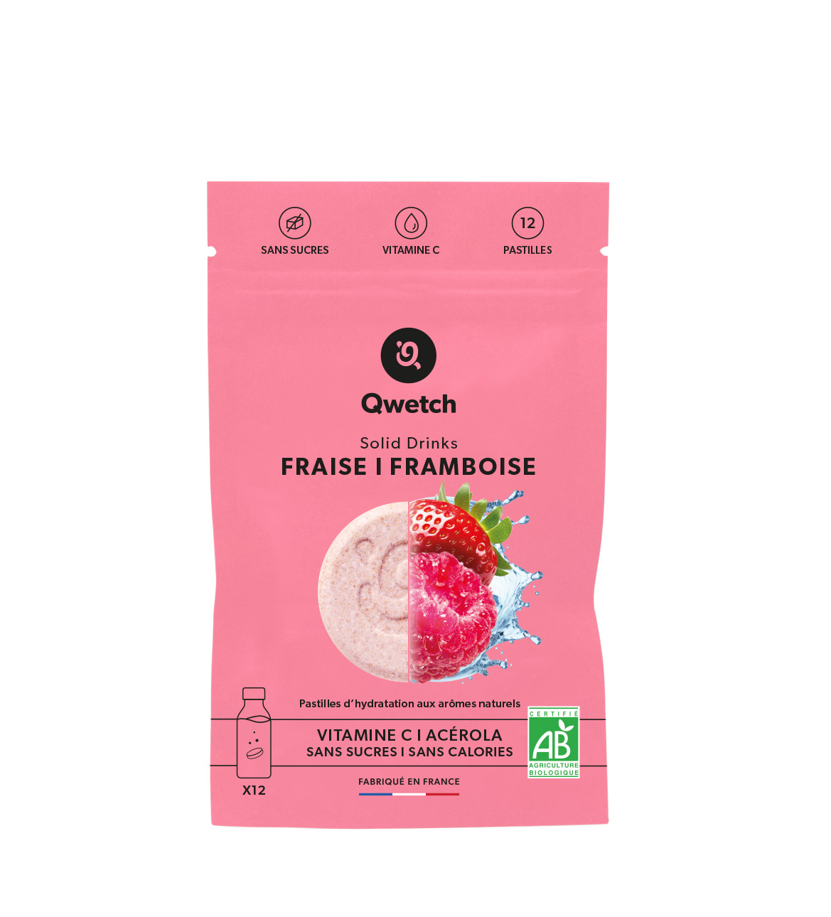 Solid Drinks BIO - Erdbeere & Himbeere