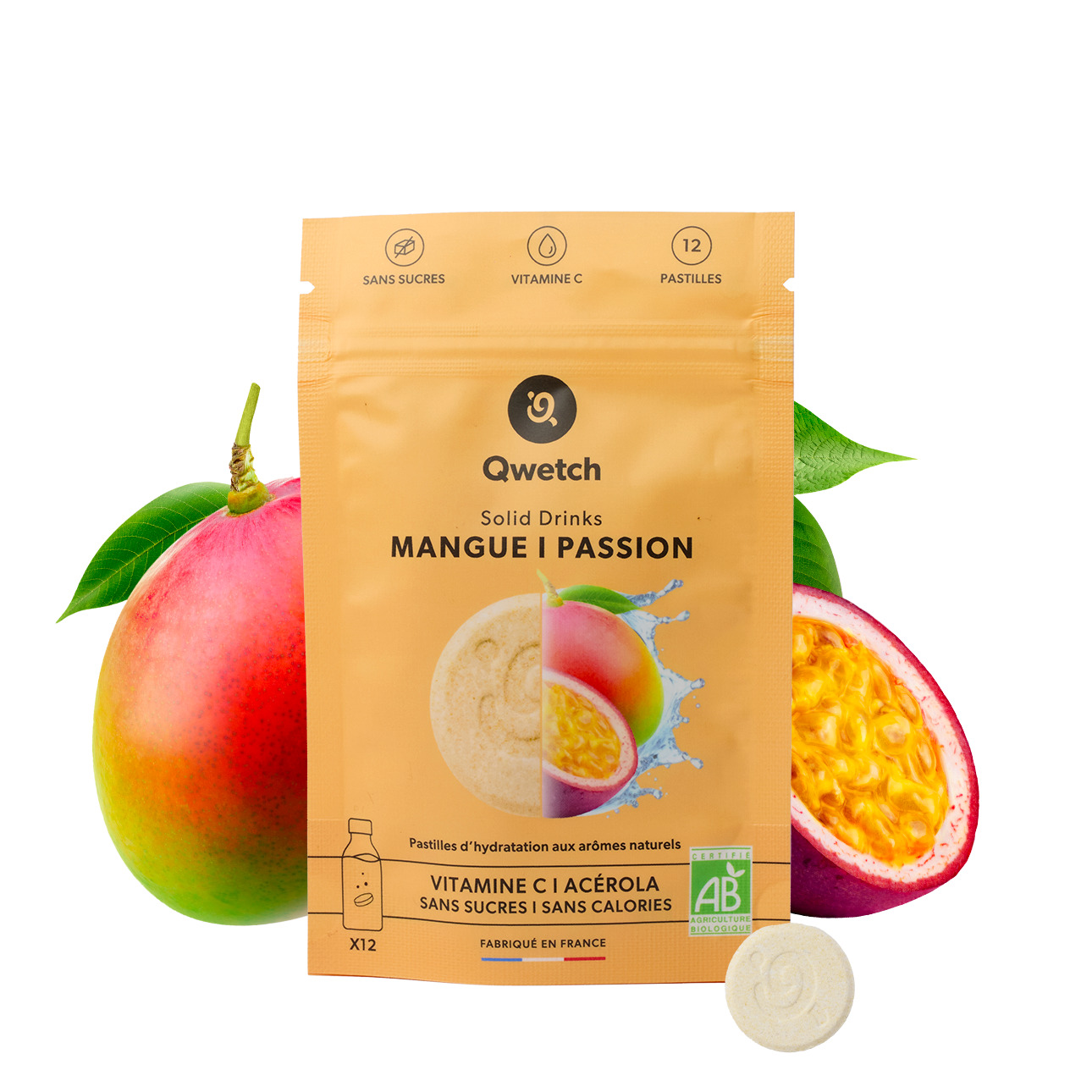 Solid Drinks BIO - Mango &amp; Passionsfrucht