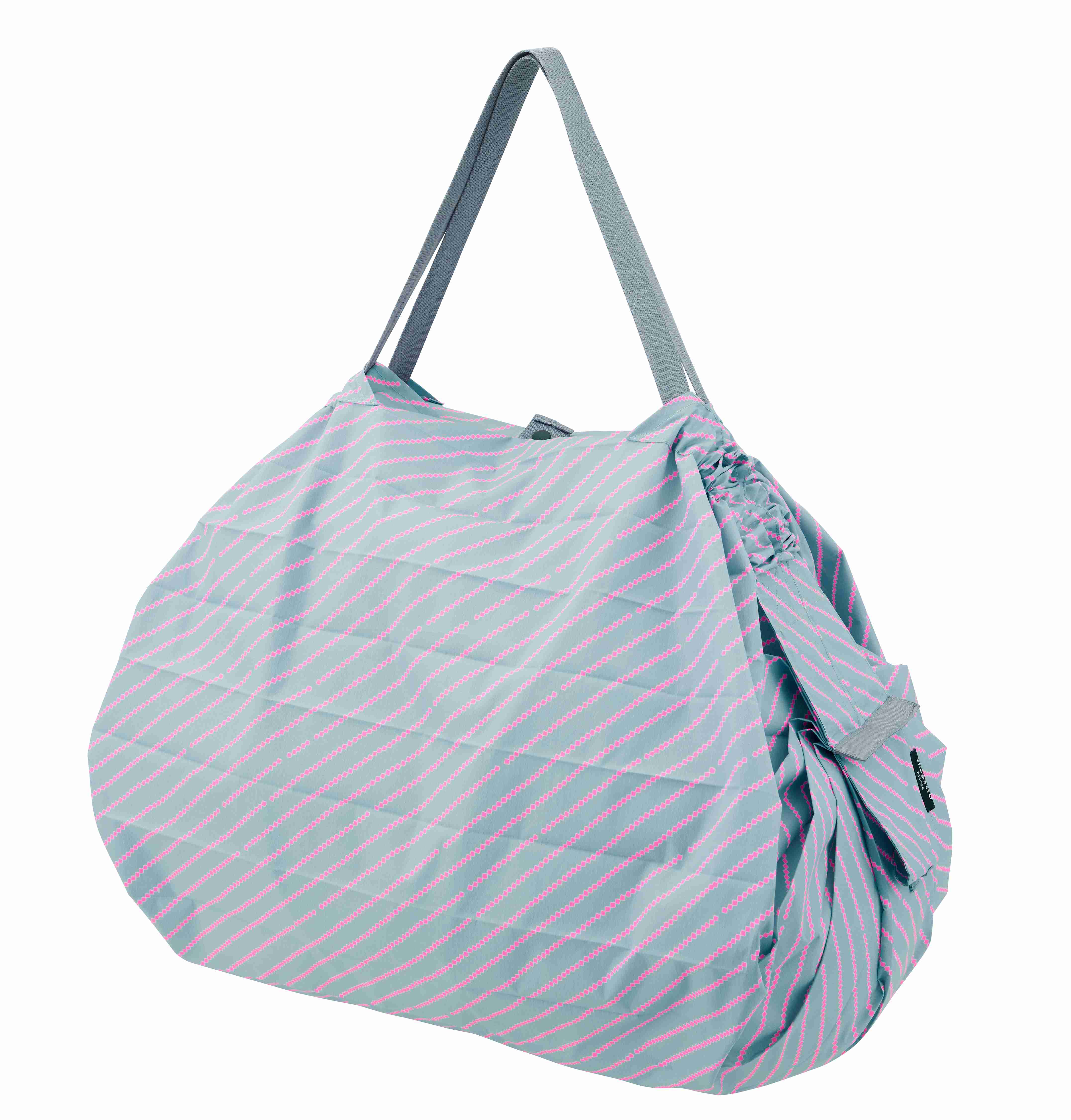 Compact Bag L - Morning Sun -  Faltbare Einkaufstasche One-Pull (patentiert)