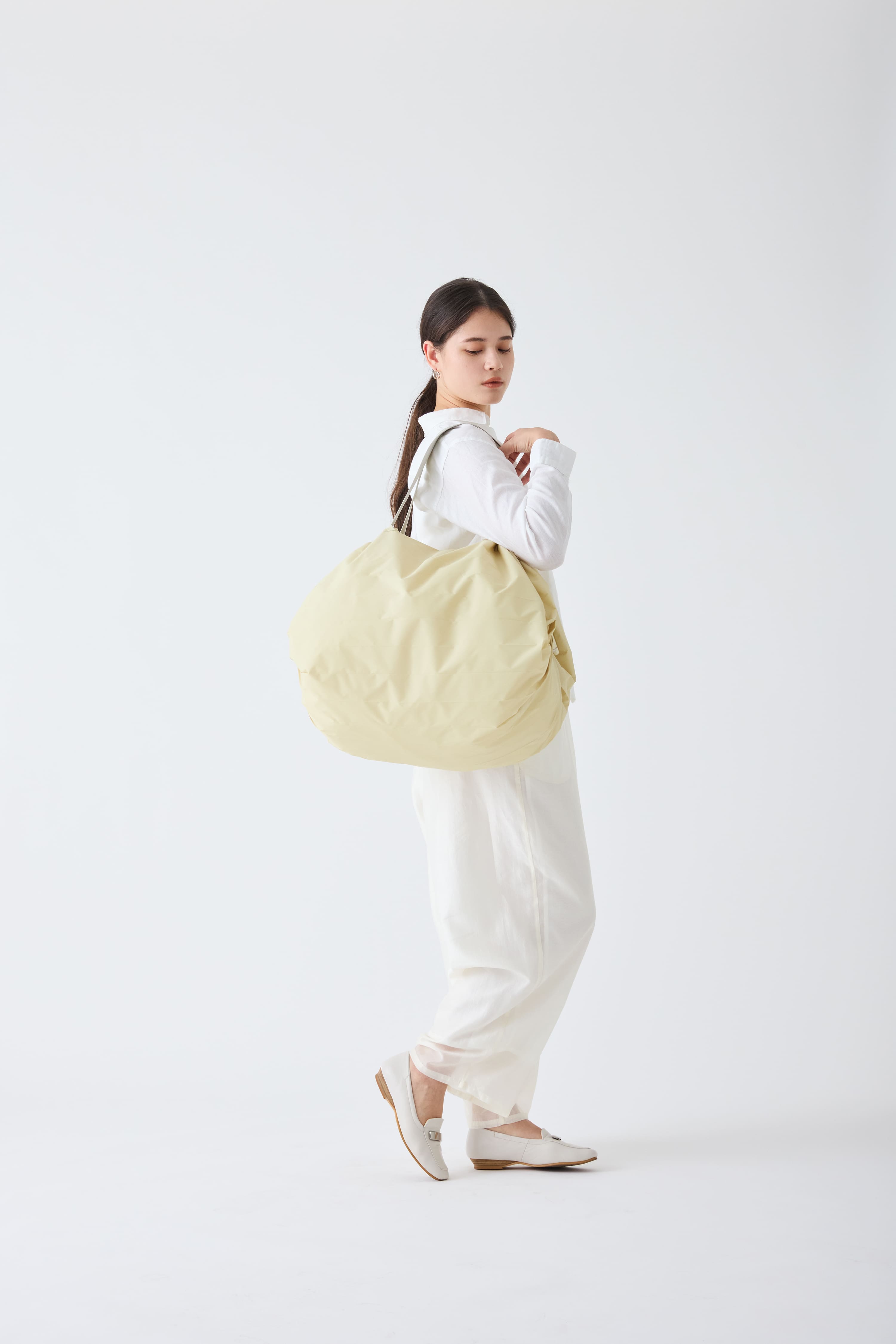 Compact Bag L - Faltbare Einkaufstasche One-Pull (patentiert)